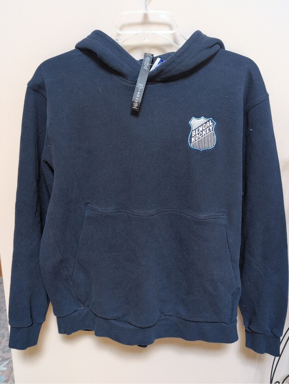 Lululemon Small Navy Blue Ben Davis Hockey Hoodie Cotton Blend